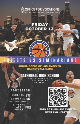 Picture of Fall 2023 Priests vs. Seminarians Basketball Game