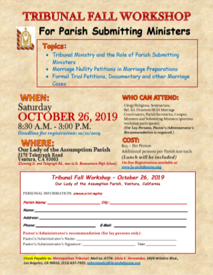Picture of 2019 Tribunal Fall Workshop