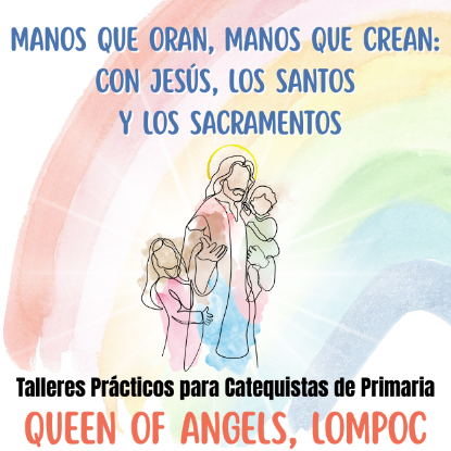 Picture of Manos que Oran, Manos que Crean: con Jesús, los Santos y los Sacramentos - QueenOfAngels