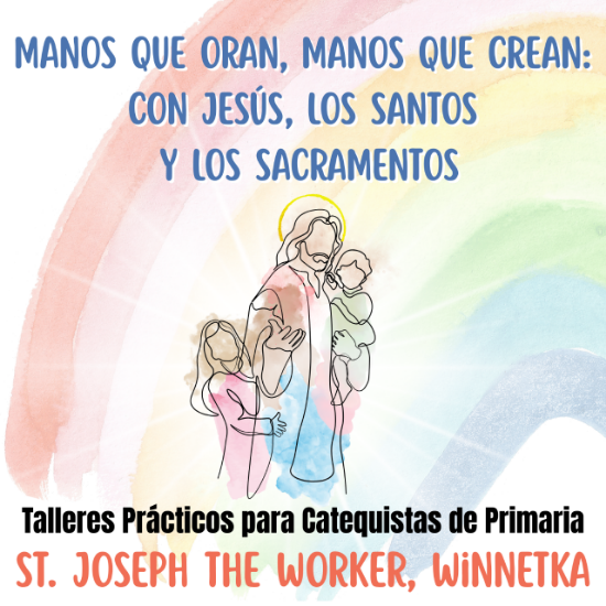 Picture of Manos que Oran, Manos que Crean: con Jesús, los Santos y los Sacramentos - StJosephWorker