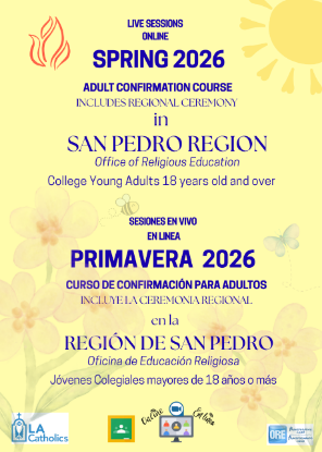 Picture of San Pedro Region -2026 Spring Adult Confirmation