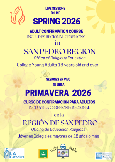 Picture of San Pedro Region -2026 Spring Adult Confirmation
