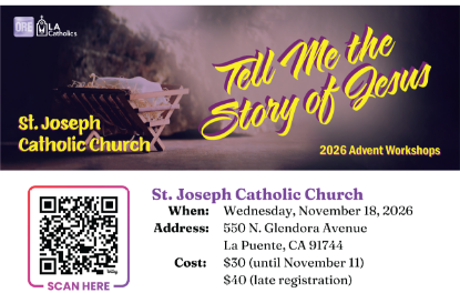 Picture of 2026 Advent Workshop - StJoseph (La Puente)