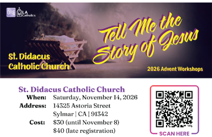 Picture of 2026 Advent Workshop - StDidacus (Sylmar)