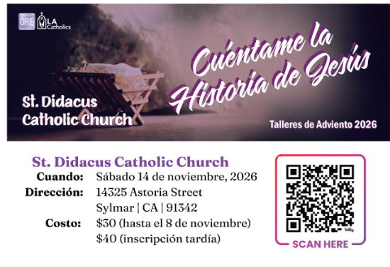 Picture of 2026 Taller de Adviento - StDidacus (Sylmar)